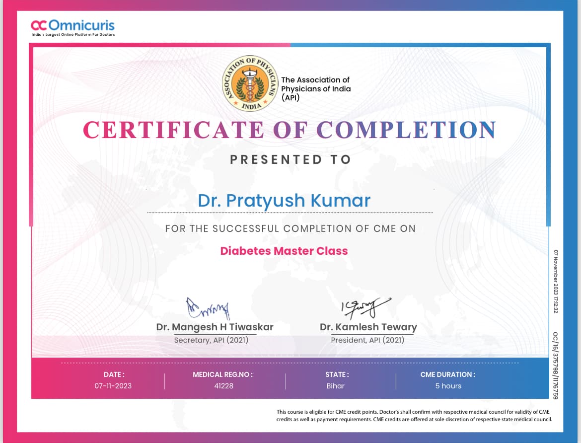 Diabetes Master Class - Association of Physicians of India