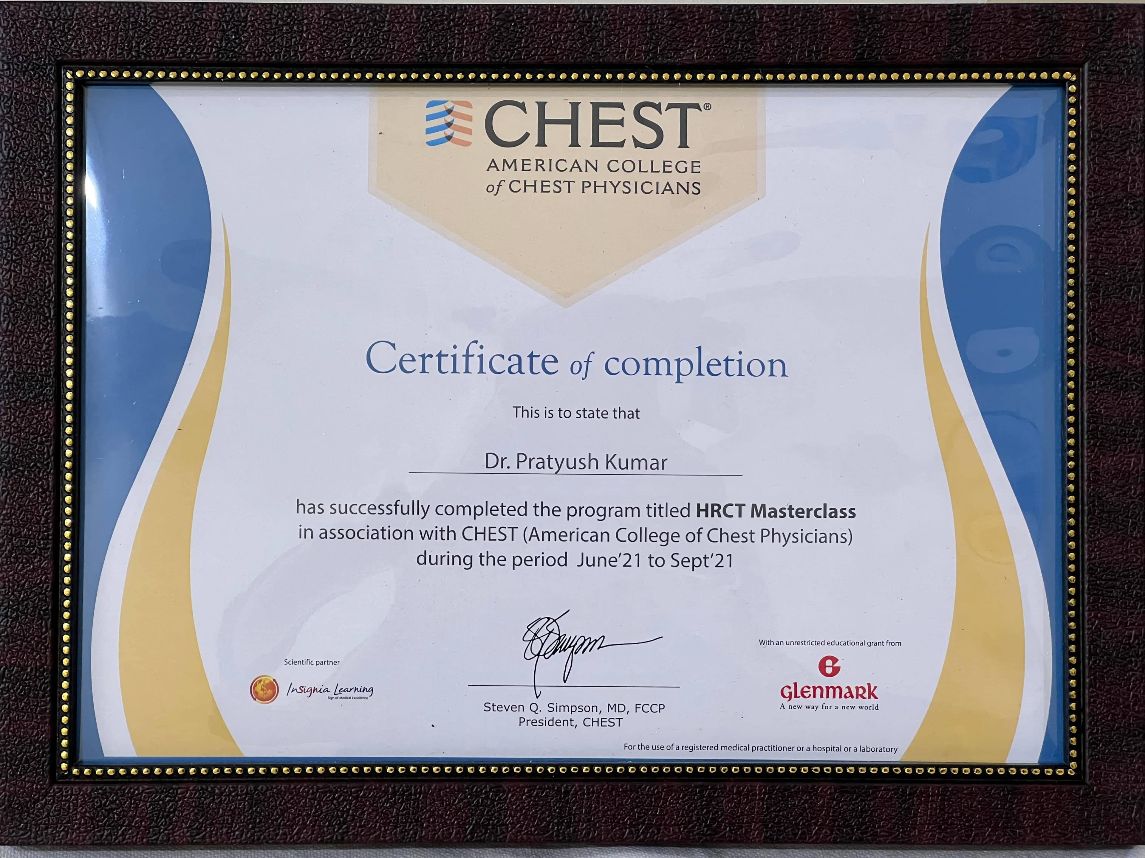 HRCT Masterclass - American College of Chest Physicians